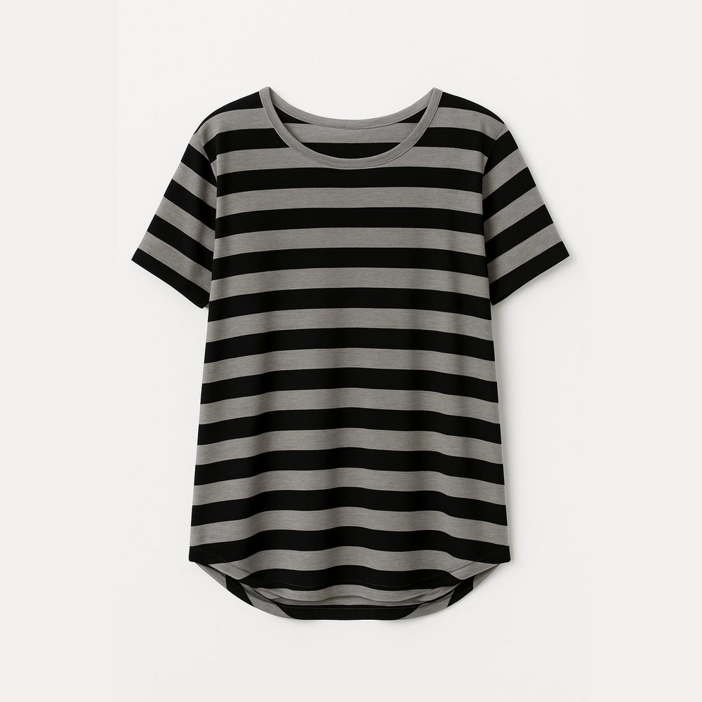 Lularoe striped oversized tee